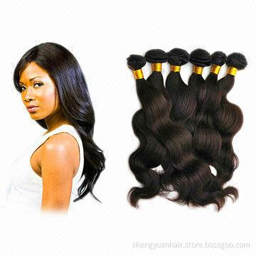 Hot-selling Rich Grade 6A Peruvian Virgin Hair Weave, Soft Body Wave/Natural Color/Unprocessed